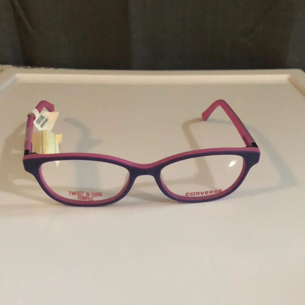 Converse girls purple and pink eyeglasses frames